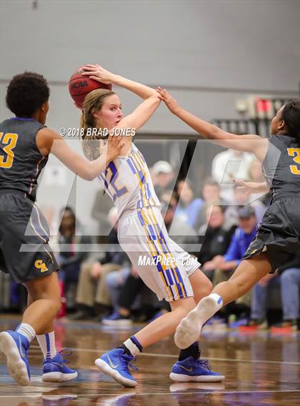 Thumbnail 3 in Clarksville Academy vs Goodpasture Christian (TSSAA District 4 Semifinal) photogallery.
