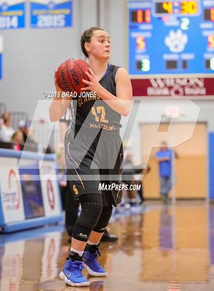 Thumbnail 2 in Clarksville Academy vs Goodpasture Christian (TSSAA District 4 Semifinal) photogallery.