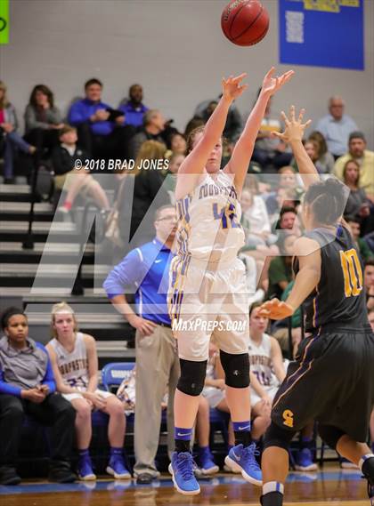 Thumbnail 2 in Clarksville Academy vs Goodpasture Christian (TSSAA District 4 Semifinal) photogallery.