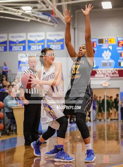 Thumbnail 1 in Clarksville Academy vs Goodpasture Christian (TSSAA District 4 Semifinal) photogallery.