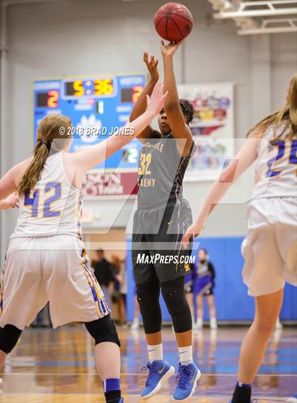 Thumbnail 3 in Clarksville Academy vs Goodpasture Christian (TSSAA District 4 Semifinal) photogallery.