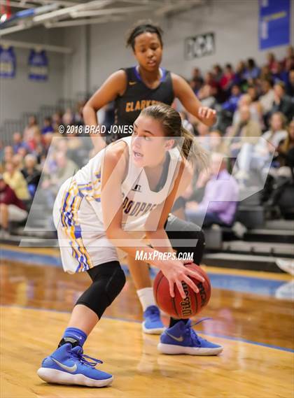 Thumbnail 1 in Clarksville Academy vs Goodpasture Christian (TSSAA District 4 Semifinal) photogallery.