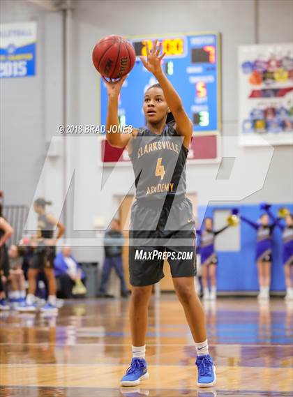 Thumbnail 2 in Clarksville Academy vs Goodpasture Christian (TSSAA District 4 Semifinal) photogallery.