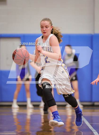 Thumbnail 1 in Clarksville Academy vs Goodpasture Christian (TSSAA District 4 Semifinal) photogallery.