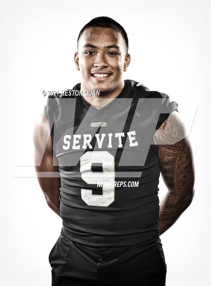 Thumbnail 1 in Trinity League Football Media Day - Servite photogallery.