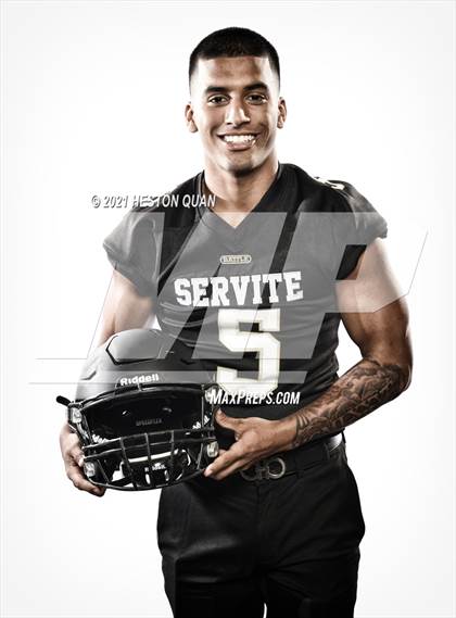 Thumbnail 3 in Trinity League Football Media Day - Servite photogallery.