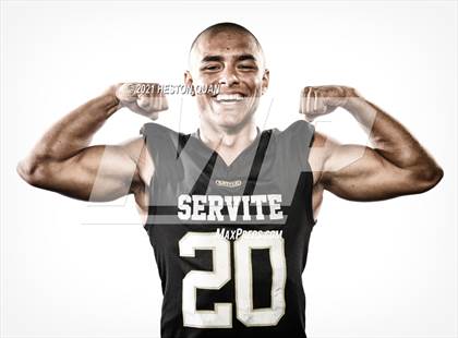 Thumbnail 3 in Trinity League Football Media Day - Servite photogallery.