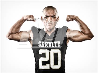 Thumbnail 2 in Trinity League Football Media Day - Servite photogallery.