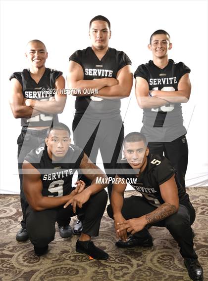 Thumbnail 2 in Trinity League Football Media Day - Servite photogallery.