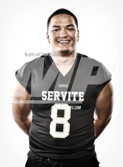 Thumbnail 3 in Trinity League Football Media Day - Servite photogallery.