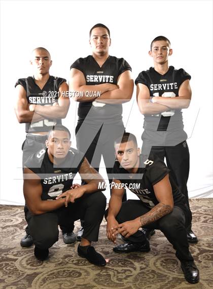 Thumbnail 3 in Trinity League Football Media Day - Servite photogallery.
