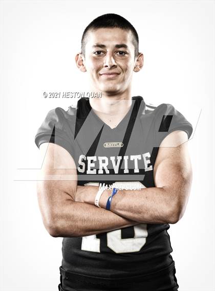 Thumbnail 2 in Trinity League Football Media Day - Servite photogallery.