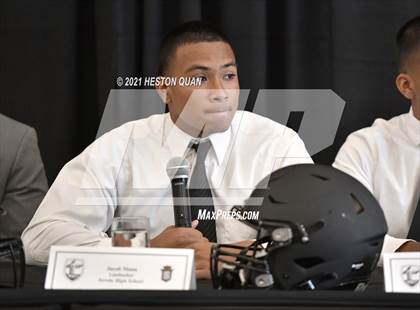 Thumbnail 1 in Trinity League Football Media Day - Servite photogallery.