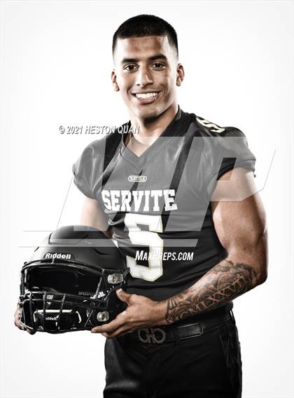 Thumbnail 1 in Trinity League Football Media Day - Servite photogallery.