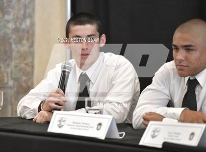 Thumbnail 3 in Trinity League Football Media Day - Servite photogallery.