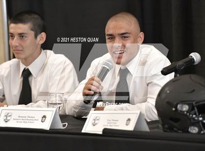 Thumbnail 2 in Trinity League Football Media Day - Servite photogallery.