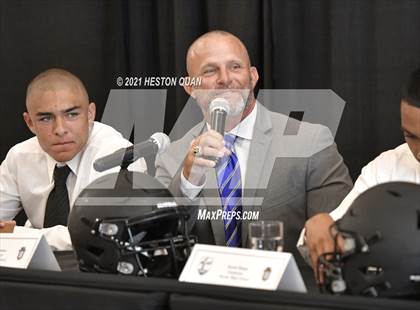 Thumbnail 1 in Trinity League Football Media Day - Servite photogallery.