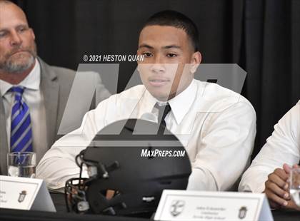 Thumbnail 1 in Trinity League Football Media Day - Servite photogallery.