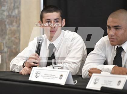 Thumbnail 2 in Trinity League Football Media Day - Servite photogallery.