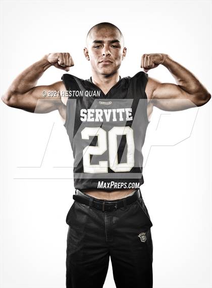 Thumbnail 2 in Trinity League Football Media Day - Servite photogallery.