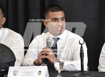 Thumbnail 1 in Trinity League Football Media Day - Servite photogallery.