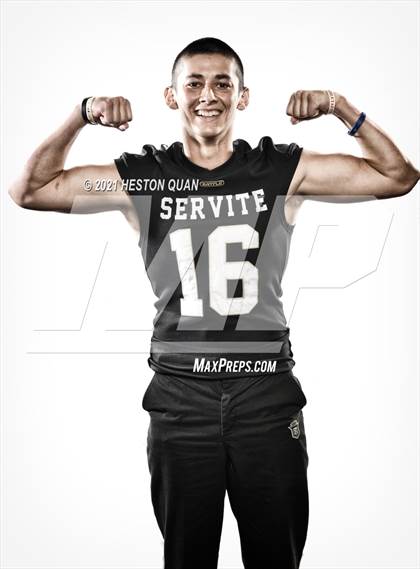 Thumbnail 2 in Trinity League Football Media Day - Servite photogallery.