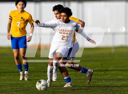 Thumbnail 3 in Cardinal Newman @ Newark Memorial (CIF NorCal DIII Championship) photogallery.