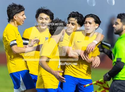 Thumbnail 2 in Cardinal Newman @ Newark Memorial (CIF NorCal DIII Championship) photogallery.