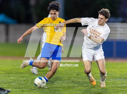 Thumbnail 1 in Cardinal Newman @ Newark Memorial (CIF NorCal DIII Championship) photogallery.