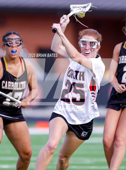 Thumbnail 1 in Carrollton vs North Gwinnett (GHSA Division 3 Round 2) photogallery.