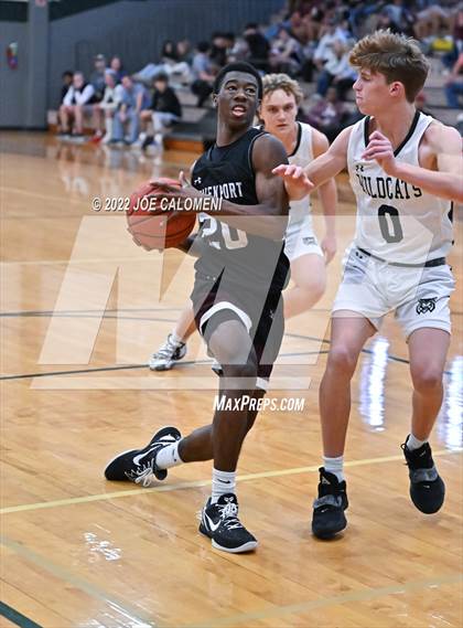Thumbnail 2 in Davenport vs New Braunfels Christian Academy (Marion Basketball Tournament) photogallery.