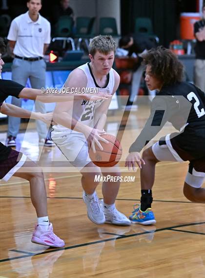 Thumbnail 2 in Davenport vs New Braunfels Christian Academy (Marion Basketball Tournament) photogallery.
