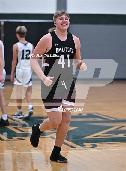 Thumbnail 2 in Davenport vs New Braunfels Christian Academy (Marion Basketball Tournament) photogallery.