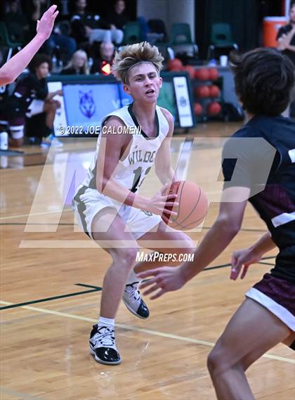 Thumbnail 1 in Davenport vs New Braunfels Christian Academy (Marion Basketball Tournament) photogallery.