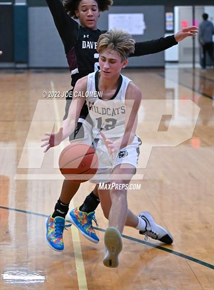 Thumbnail 1 in Davenport vs New Braunfels Christian Academy (Marion Basketball Tournament) photogallery.