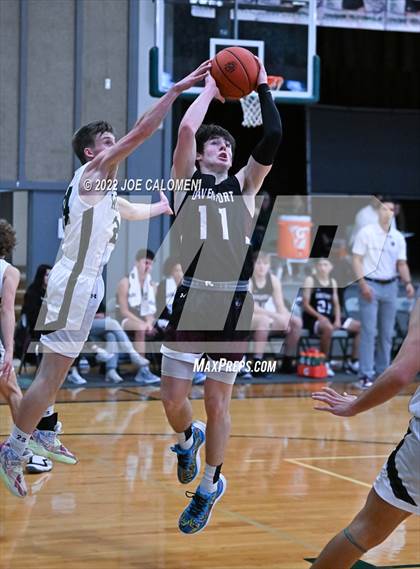 Thumbnail 3 in Davenport vs New Braunfels Christian Academy (Marion Basketball Tournament) photogallery.