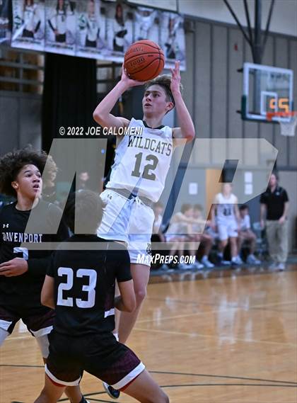 Thumbnail 3 in Davenport vs New Braunfels Christian Academy (Marion Basketball Tournament) photogallery.