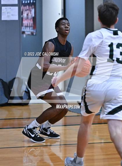Thumbnail 1 in Davenport vs New Braunfels Christian Academy (Marion Basketball Tournament) photogallery.