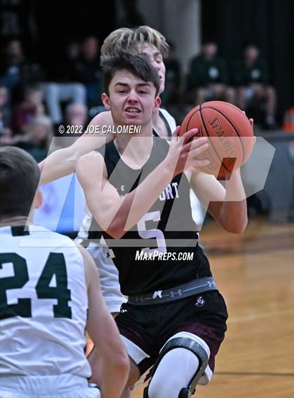 Thumbnail 3 in Davenport vs New Braunfels Christian Academy (Marion Basketball Tournament) photogallery.
