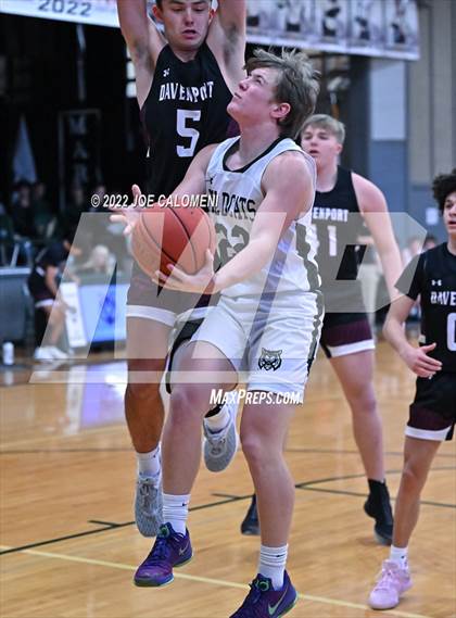 Thumbnail 3 in Davenport vs New Braunfels Christian Academy (Marion Basketball Tournament) photogallery.