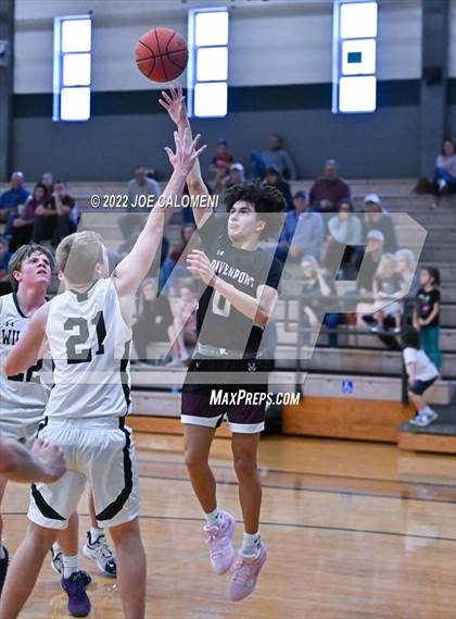 Thumbnail 2 in Davenport vs New Braunfels Christian Academy (Marion Basketball Tournament) photogallery.