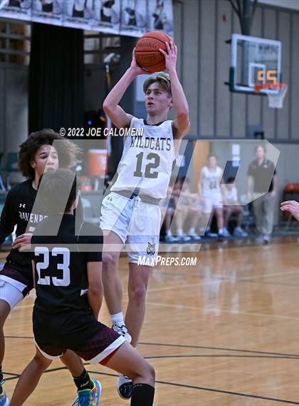 Thumbnail 1 in Davenport vs New Braunfels Christian Academy (Marion Basketball Tournament) photogallery.