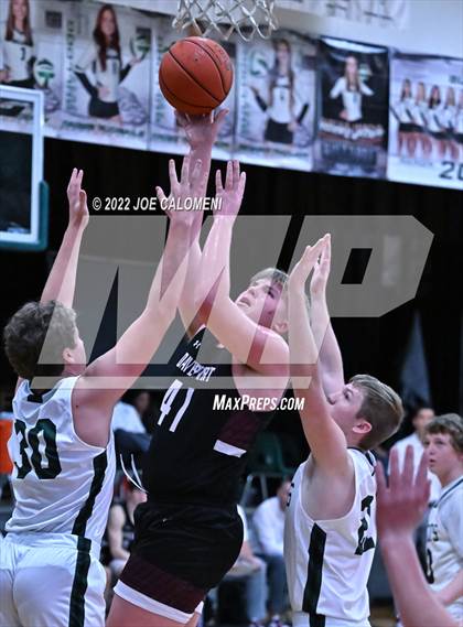 Thumbnail 3 in Davenport vs New Braunfels Christian Academy (Marion Basketball Tournament) photogallery.