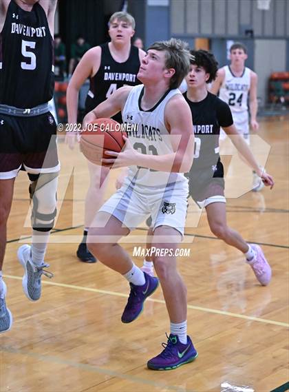 Thumbnail 1 in Davenport vs New Braunfels Christian Academy (Marion Basketball Tournament) photogallery.