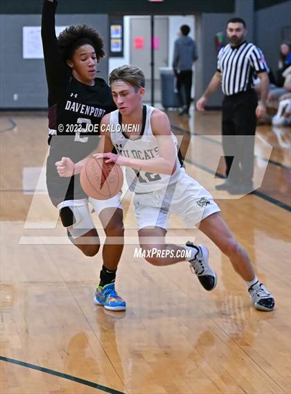 Thumbnail 2 in Davenport vs New Braunfels Christian Academy (Marion Basketball Tournament) photogallery.