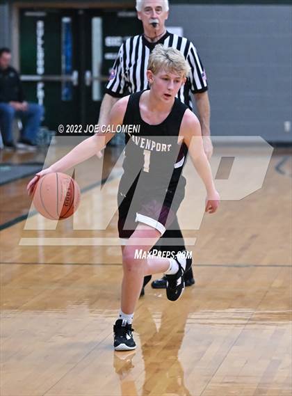 Thumbnail 1 in Davenport vs New Braunfels Christian Academy (Marion Basketball Tournament) photogallery.