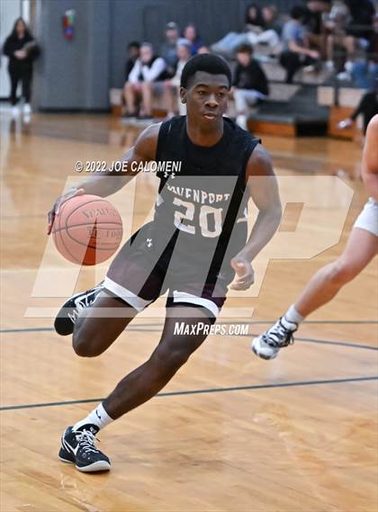Thumbnail 3 in Davenport vs New Braunfels Christian Academy (Marion Basketball Tournament) photogallery.