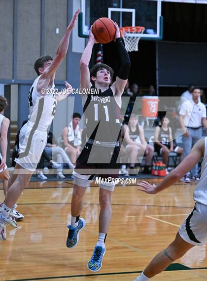 Thumbnail 2 in Davenport vs New Braunfels Christian Academy (Marion Basketball Tournament) photogallery.