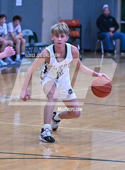 Thumbnail 2 in Davenport vs New Braunfels Christian Academy (Marion Basketball Tournament) photogallery.
