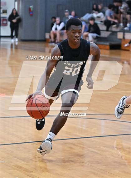 Thumbnail 2 in Davenport vs New Braunfels Christian Academy (Marion Basketball Tournament) photogallery.